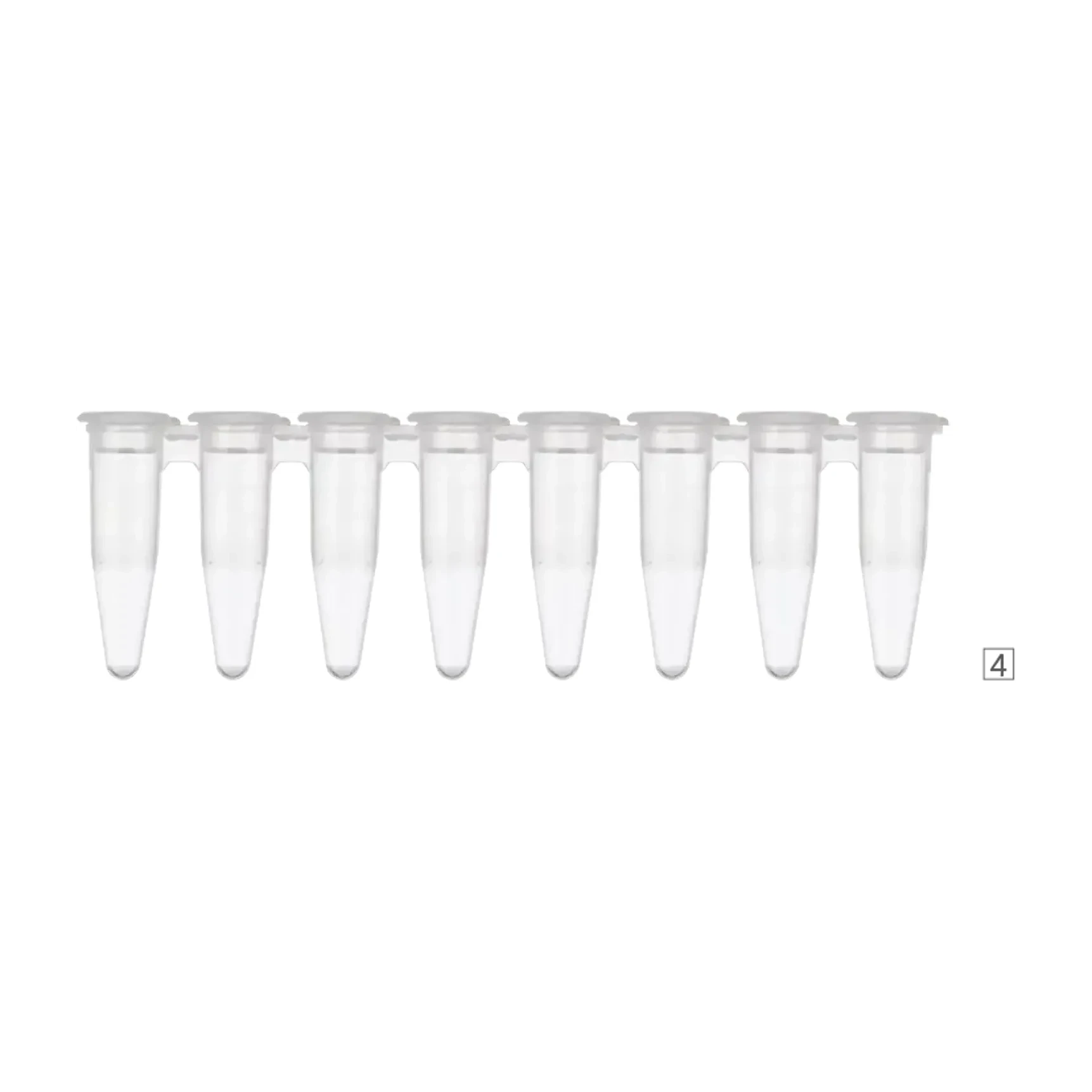Tubo PCR 0,2 ml Tampa Lisa 2x500