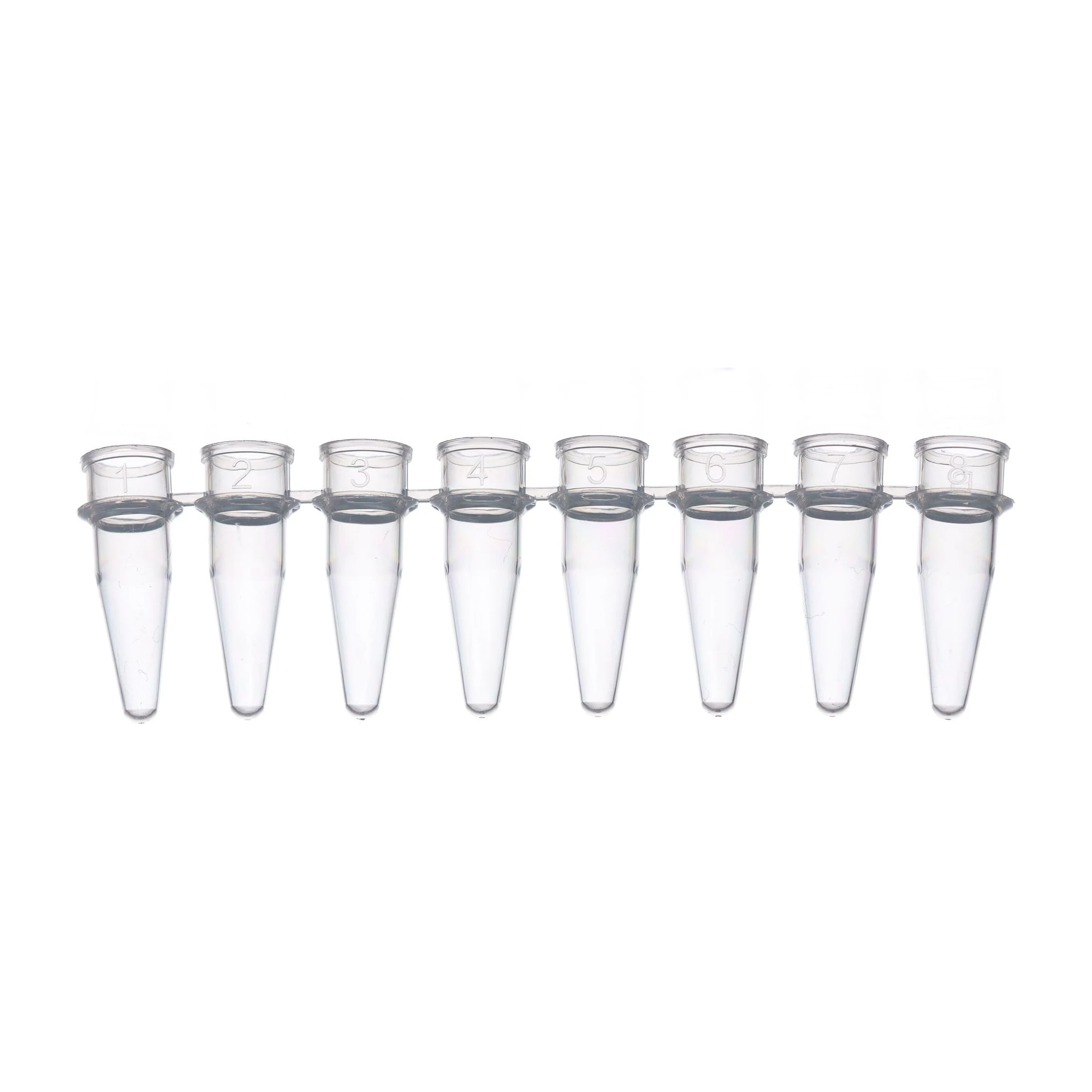 Tiras de 8 Tubos PCR 0.2 ml Cx 125/1250