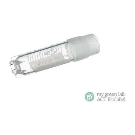 Criotubo 2 ml Tampa natural, rosca externa Cx 500