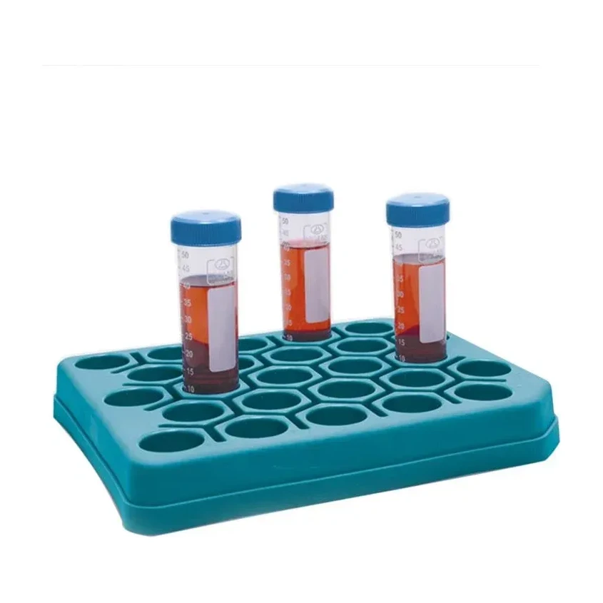 Suporte para 25 Tubos de 50 ml PP Azul